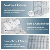 Animal Trap 26"x10"x9" Cage Trap,Heavy Duty Folding Raccoon Traps Live Animal Cage Trap,Humane Catch and Release Stray Cats,Squirrels,Rabbits