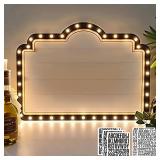 20IN Wedding Bottle Service Sign, Personalized Wedding Entrance Props Led Marquee Sign for Reception, Custom Light up Marquee Sign with Stickers for Bridal Engagement Anniversary Nightclub Gift