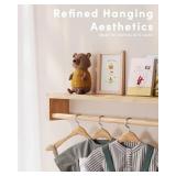G&W Gruwald Nursery Book Shelves, Set of 3, Wall Bookshelf, Book Shelf for Kids Rooms, Wall Book Shelves for Bedroom Kids, Floating Shelf, Nursery Decor (Wood, 36 Inches)