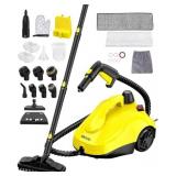 $190 Multi-Purpose Steam Cleaner for Grout, Tile, Car Detailing & Home Appliances - 23 Attachments for Grime, Grease, Bacteria Removal - with 16.4ft Long Cord