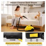 $190 Multi-Purpose Steam Cleaner for Grout, Tile, Car Detailing & Home Appliances - 23 Attachments for Grime, Grease, Bacteria Removal - with 16.4ft Long Cord