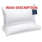 Beckham Hotel Collection Bed Pillows King Size Set of 2 - Down Alternative Pillow for Back, Stomach or Side Sleepers