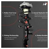 $226 A-Premium Front Complete Struts Compatible with Mercedes-Benz CLA250 FWD 2014-2018 - 2x Replacement Suspension Shock Absorber with Coil Spring Assembly