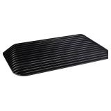 3" Rise Threshold Ramps Doorway, Wheelchair Ramp with Non-silp Surface, 4400 LBS Capacity, Solid and Portable, for Steps, Driveway and Curb Black