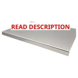 Stainless Steel Cutting Boards for Kitchen,Baking Board,Pastry Board,kneading Panel - Suitable for Cutting Vegetables, Fruits, Meat,bread - Easy To Clean and Store