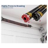 B&B Garage Door Torsion Spring, 207x2x25 inches (207-2-25-PR)