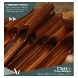 Nalulu Classic Bamboo Wind Chimes - Outside Outdoor Wood Wooden Windchimes, Large, Handcrafted with Calming Deep Tones, Ideal Home Decor or Gift for Any Occasion