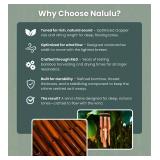 Nalulu Classic Bamboo Wind Chimes - Outside Outdoor Wood Wooden Windchimes, Large, Handcrafted with Calming Deep Tones, Ideal Home Decor or Gift for Any Occasion