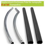 Trampoline Poles Replacement for Skywalker Or Jumpzylla,Galvanized Trampoline Enclosure Pole for Skywalker or Jumpzylla,Replace Parts#4201 4202 4135 OR for Jumpzylla 8ft 10ft&12ft 14ft