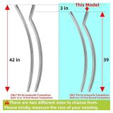 Trampoline Poles Replacement for Skywalker Or Jumpzylla,Galvanized Trampoline Enclosure Pole for Skywalker or Jumpzylla,Replace Parts#4201 4202 4135 OR for Jumpzylla 8ft 10ft&12ft 14ft