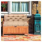 Swing Cushion Replacement Outdoor Porch Waterproof Bench Cushion 2-3 Seater Washable Bench Replacement Cushions for Outdoor Patio Porch Swing Cushions