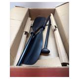 METER STAR 3-Piece Adjustable Aluminium SUP Paddle Board Paddles, Lightweight Stand Up Paddle Oars for Paddleboard, Adjustable Aluminum Alloy PU Coated Shaft 67"-83" for Surfing, Floating,Water Sport