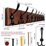 Large Coat Rack Wall Mount 38.6