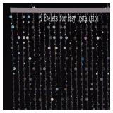 Silver Bubble Beaded Curtain 3