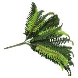 Artificial Fern Plant Lifelike Plastic 39 Leaves Outdoor Fake Plant for Indoor Outside Decor