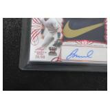 2021 Leaf Trinity Jose Miranda Nike Swoosh Patch Autograph Rookie 20/50 | Only 50 Exist!