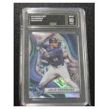2024 Bowmans Best Refractor Julio Rodriguez #59 GMA 10