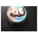Maurice Richard Autograph Photo Puck