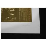 1995 Action Packed 24K Gold Uncut Promotional Sheet 263/1000 | Only 1000 Exist!
