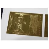 1995 Action Packed 24K Gold Uncut Promotional Sheet 263/1000 | Only 1000 Exist!