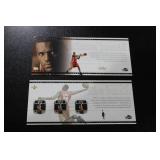 2003 Upper Deck LeBron James Box Topper #LJ1 & LJ2