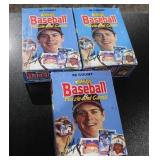 1988 Donruss Baseball Hobby Box Lot | 3 Boxes / 108 Packs