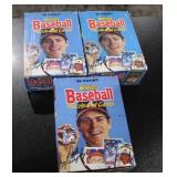1988 Donruss Baseball Hobby Box Lot | 3 Boxes / 108 Packs
