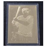 1996 22KT Encapsulated Gold Babe Ruth #30