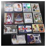 Autograph & Relic Baseball Card Lot | 13 Cards