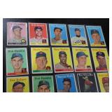 1958 Topps Baseball Card Lot | 21 Cards *Low Grade*