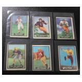 1951 Topps Magic Football Card Lot | 6 Cards *Low Grade*