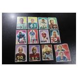 1955 Bowman Football Card Lot | 13 Cards *Low Grade*