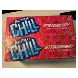 Super Chill Strawberry Soda 12-Pack (Lot of 2) *Sticky Packaging*
