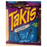 Takis Blue Heat Tortilla Chips (Lot of 5)