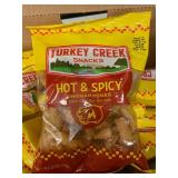 Turkey Creek Hot & Spicy Pork Skins 12ct Display 2oz