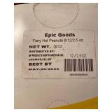 Epic Goods Fiery Hot Peanuts 2.5 Oz (Lot of 12)