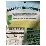 Harvest Snaps Zesty Ranch Crispy Baked Veggie Snacks (Lot of 4)