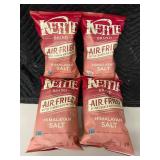 Kettle Brand Air Fried Himalayan Salt Potato Chips (4.25 oz / 120 g) - 4 Bags Total