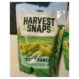 Harvest Snaps Zesty Ranch Crispy Baked Veggie Snacks (Lot of 4)