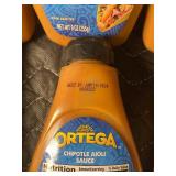 Ortega Chipotle Aioli Sauce Bottles - 9 oz (255 g) Each - 6 Total Bottles