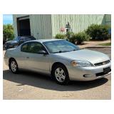 2007 CHEVROLET MONTE CARLO LS *2 Owner* (NO RESERVE)