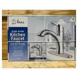 Home Impressions Single Handle Kitchen Faucet with Pull-Out Sprayer Msrp $94.99