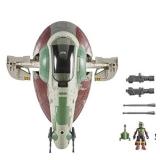 Star Wars Mission Fleet Starship Skirmish, 2.5 Inch Boba Fett Action Figure and Starship Vehicle, Toys for 4 Year Old Boys and Girls and Up MSRP $118.35 (lot of 3)