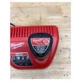 Milwaukee M12  12-Volt Lithium-Ion Compact 2.0Ah Battery Pack and Charger Starter Kit CAT. NO. 48-59-2401 MSRP $89