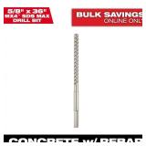 Milwaukee 5/8 in. x 36 in. 4-Cutter SDS-MAX Carbide Drill Bit MSRP $84.97