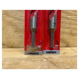 Milwaukee Carbide Hammer Drill Bits MSRP $59.94 (lot of 2)