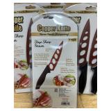 Copper Knife Set, Stainless Steel, 2 pk MSRP $84 (lot of 6)