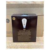 GE 2pk 60W Vintage Style ST19 LED Edison Light Bulbs Amber Glass MSRP $67.96 (lot of 4)