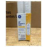 GE Fluorescent Tube Light Bulbs, 32 Watt, Warm White, 48in, T8 Bulb, G13 Base, 2pk MSRP $64.92 (lot of 6)