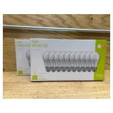 GE LED Light Bulb, Soft White Frosted, 760 Lumens, 10-Watts, 10-Pk. MSRP $69.02 (lot of 2)